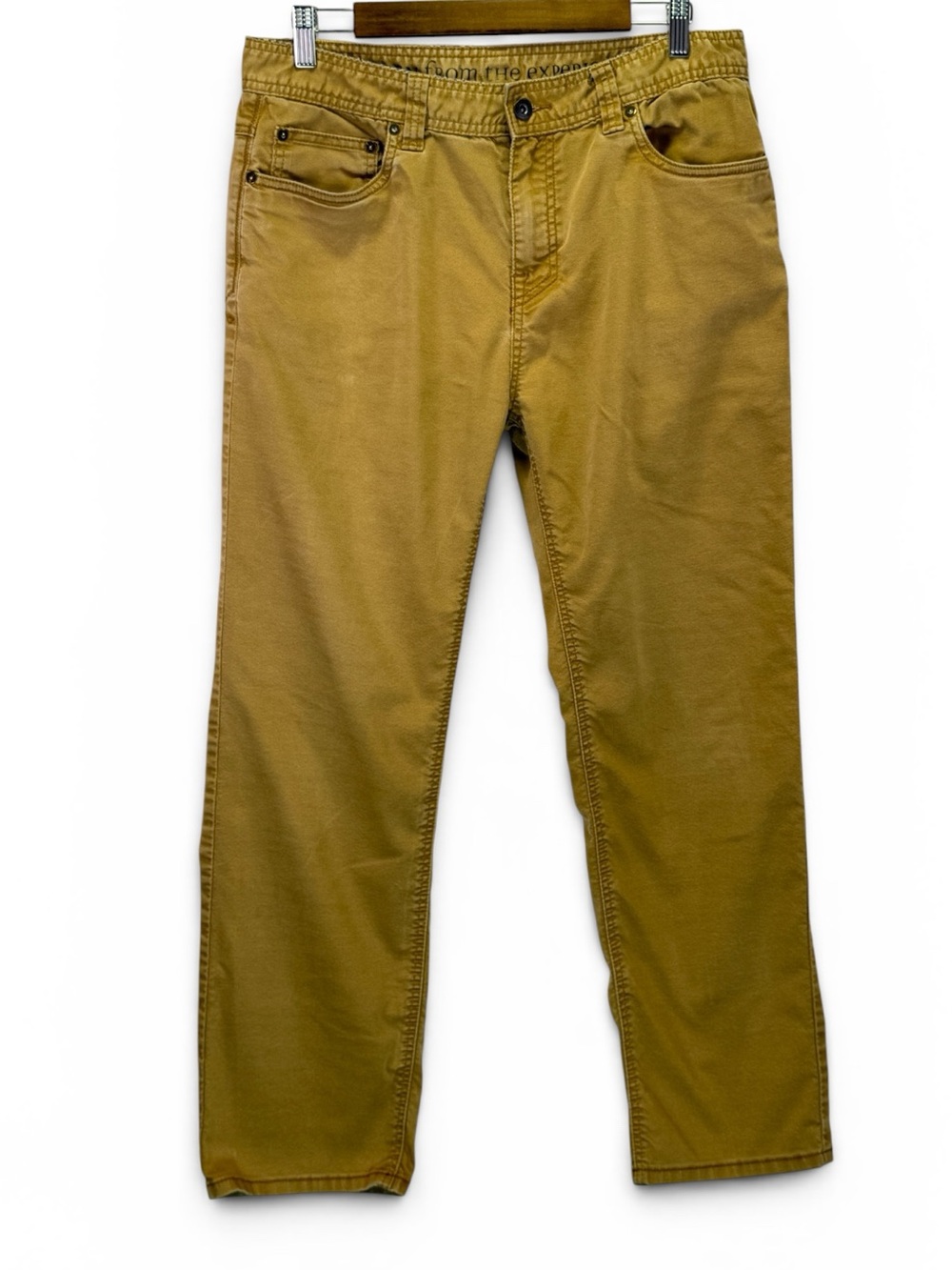 Prana Born From The Experience Y2K Men's‎ Slim Fit Tan Pants Size 34x30